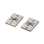 Palm Tree Silver Charm