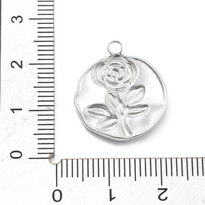 Silver and Thorn Charm