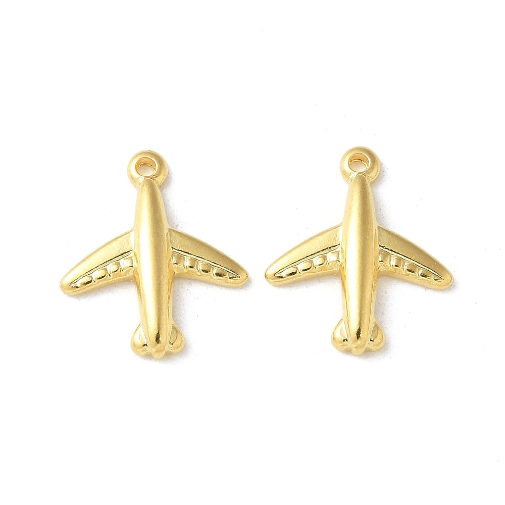 Dainty Gold Airplane