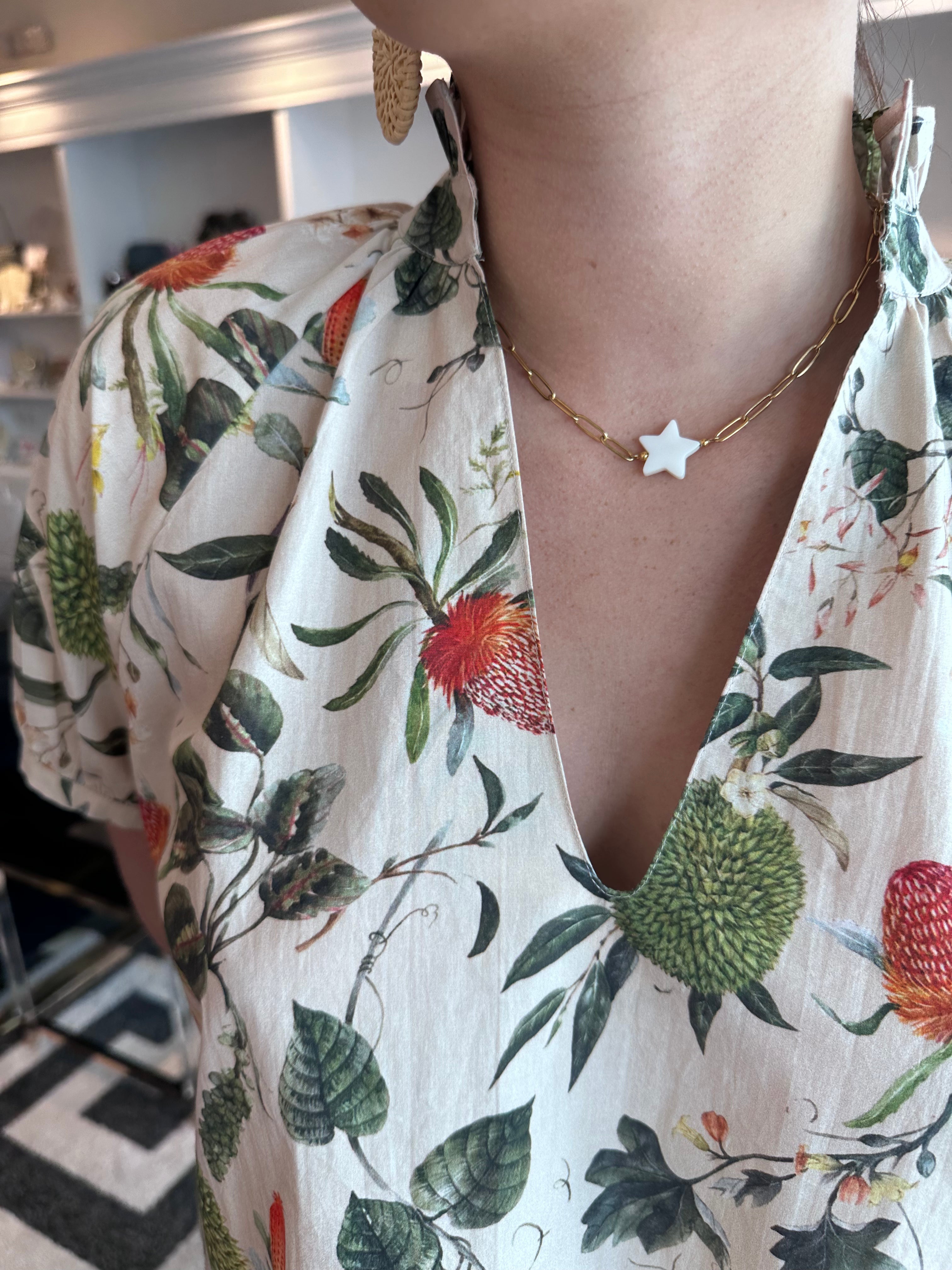 White Star Necklace