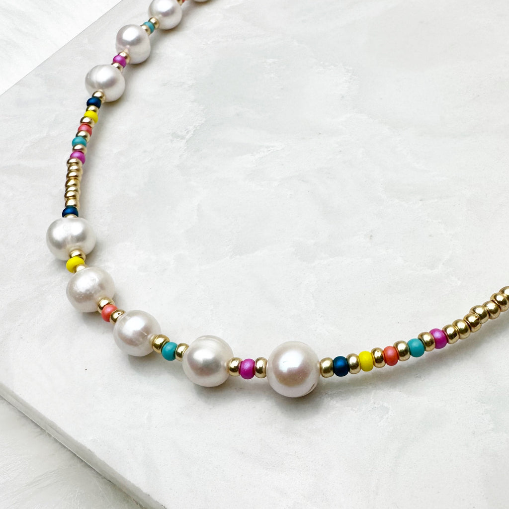Beach Pearl Necklace