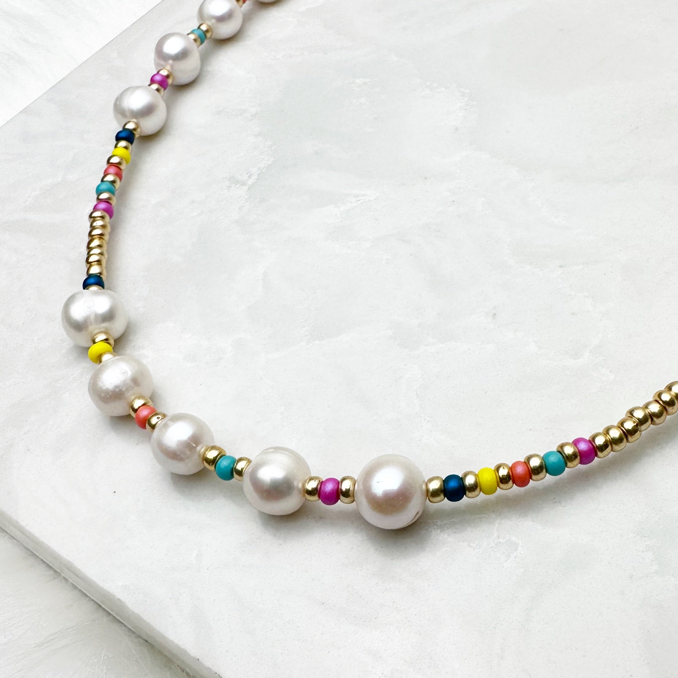 Beach Pearl Necklace