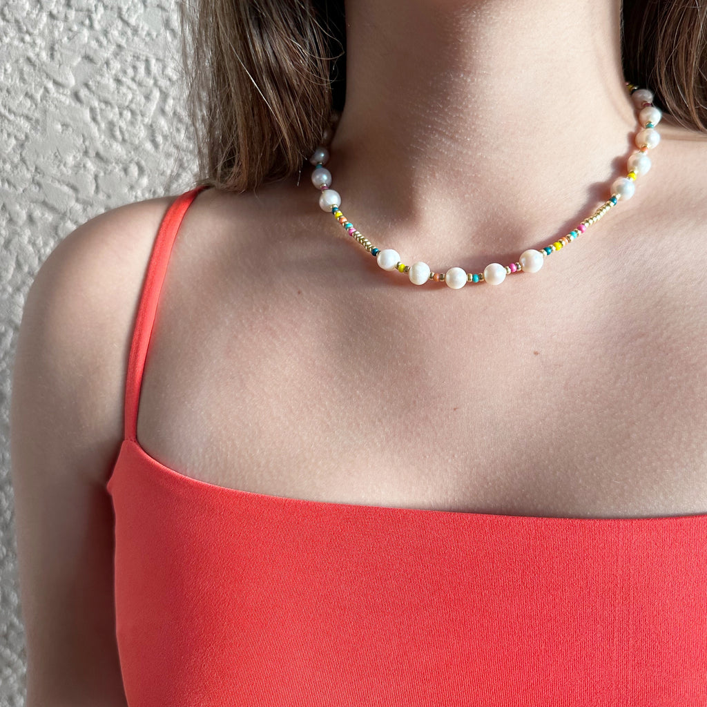 Beach Pearl Necklace