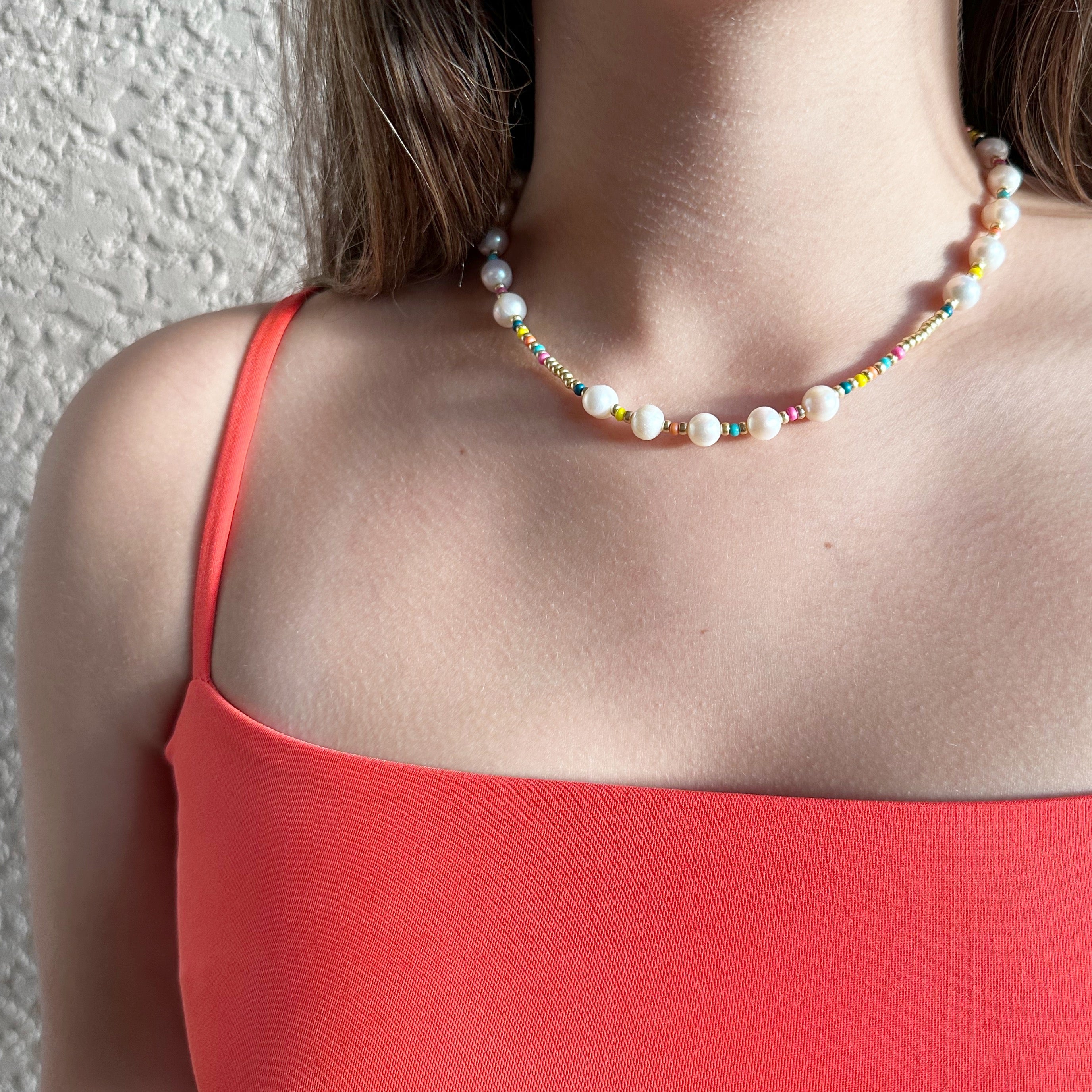 Beach Pearl Necklace