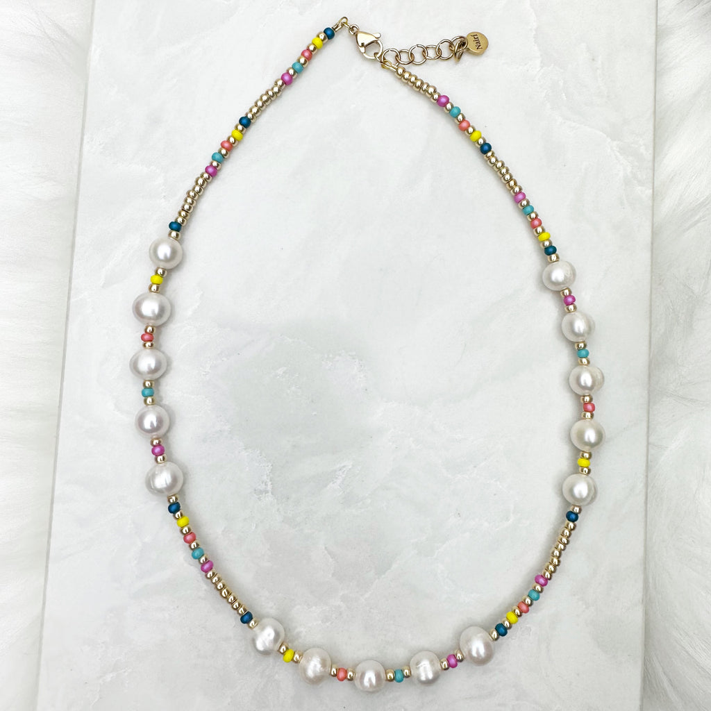 Beach Pearl Necklace