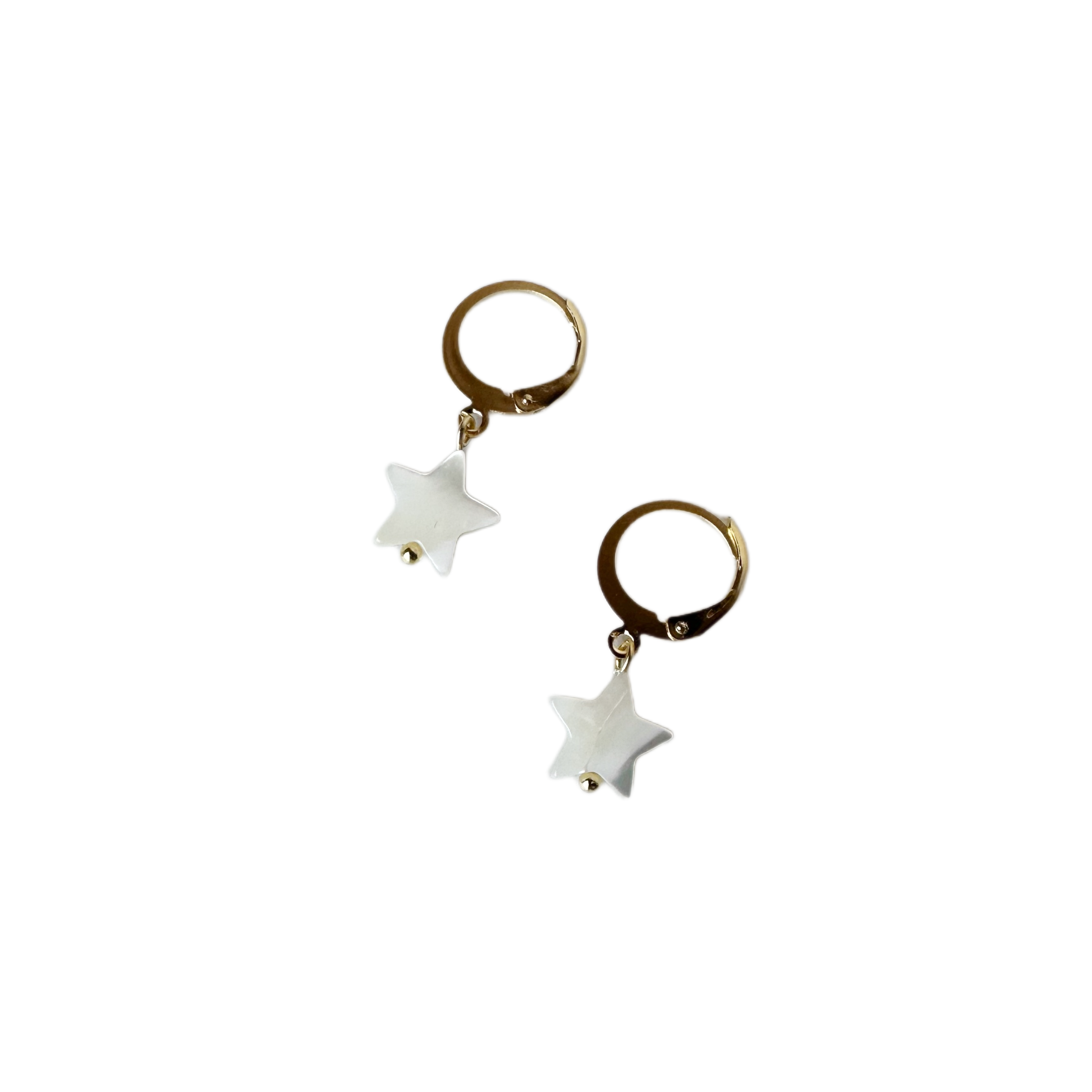 Small Star Huggie Earrings