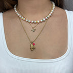 Colorful Pearls Choker