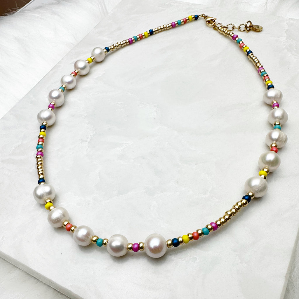 Beach Pearl Necklace