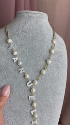 Lariat Name Necklace