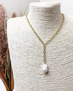 Pearl Lariat Necklace
