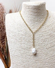 Load image into Gallery viewer, Pearl Lariat Necklace

