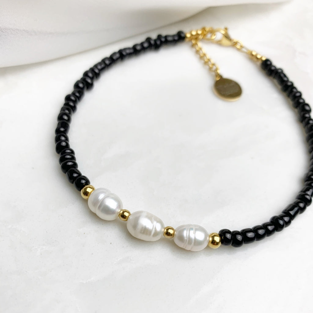 Three Pearls Anklet