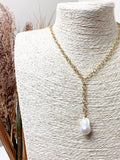 Pearl Lariat Necklace