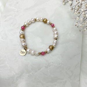 Marigold Pearl Bracelet