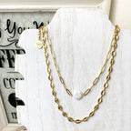 Coin Pearl Necklace