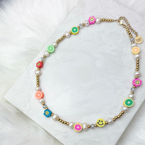 Amaryllis Pearl Necklace