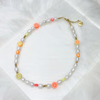 Citrus Pearl Necklace