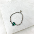 Abalone Heart Bracelet