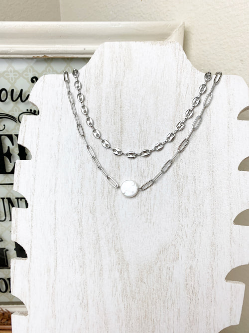 Coin Pearl Necklace