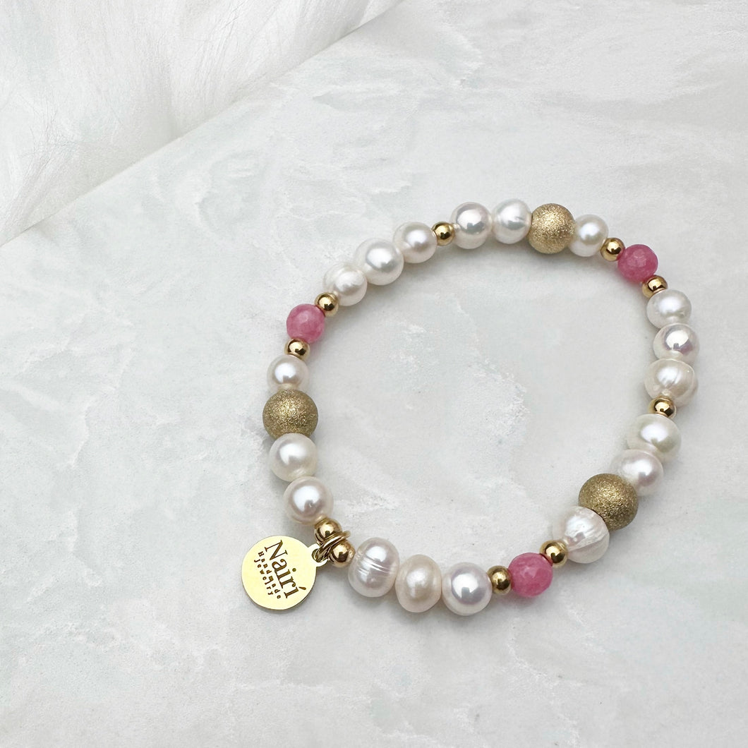 Marigold Pearl Bracelet
