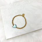 Abalone Heart Bracelet