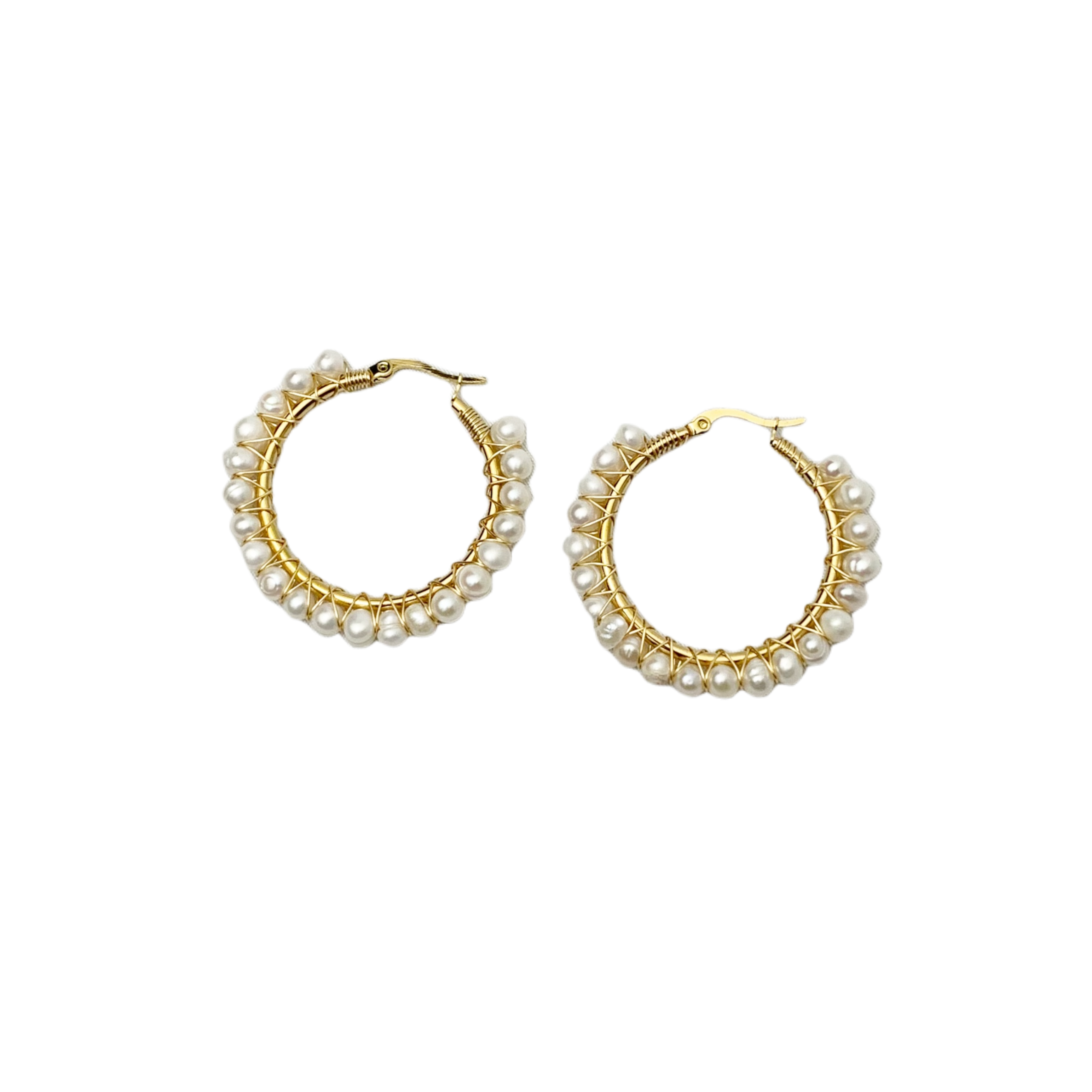 Pearl Hoops